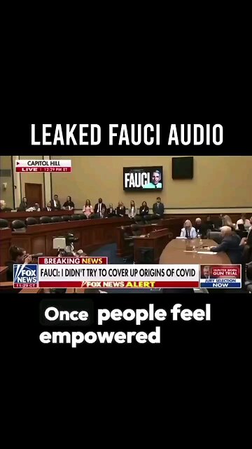 LEAKED FAUCI AUDIO!
