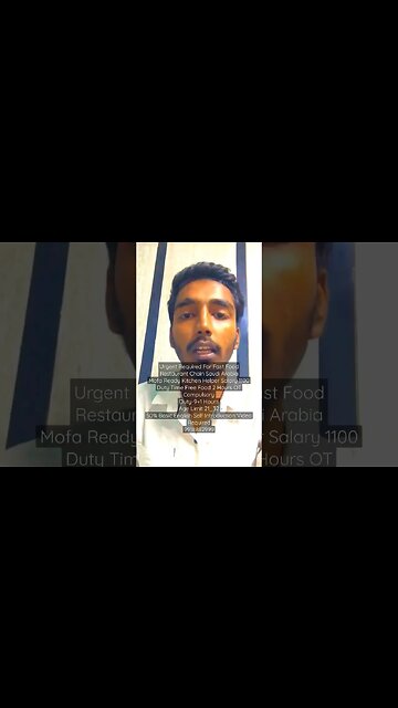 kitchen helper job in Saudi Arabia | #gulfvacancy #shorts #job #virul