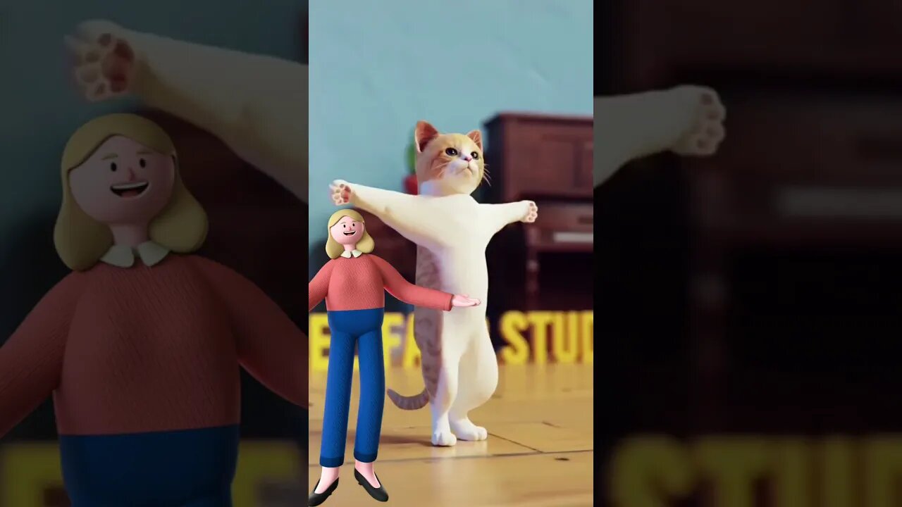 #cute cat#dancing