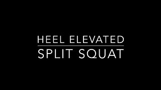 Heel Elevated Barbell Squat