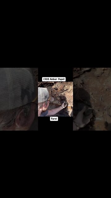 Treasure hunters dig up Valuable Pepsi History! #treasure #antiques #pepsi