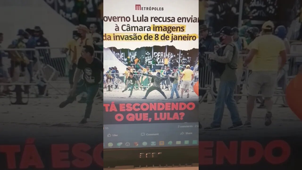 desgoverno lula RECUSA enviar à Câmara imagens da INVASÃO de 8 de janeiro 2023