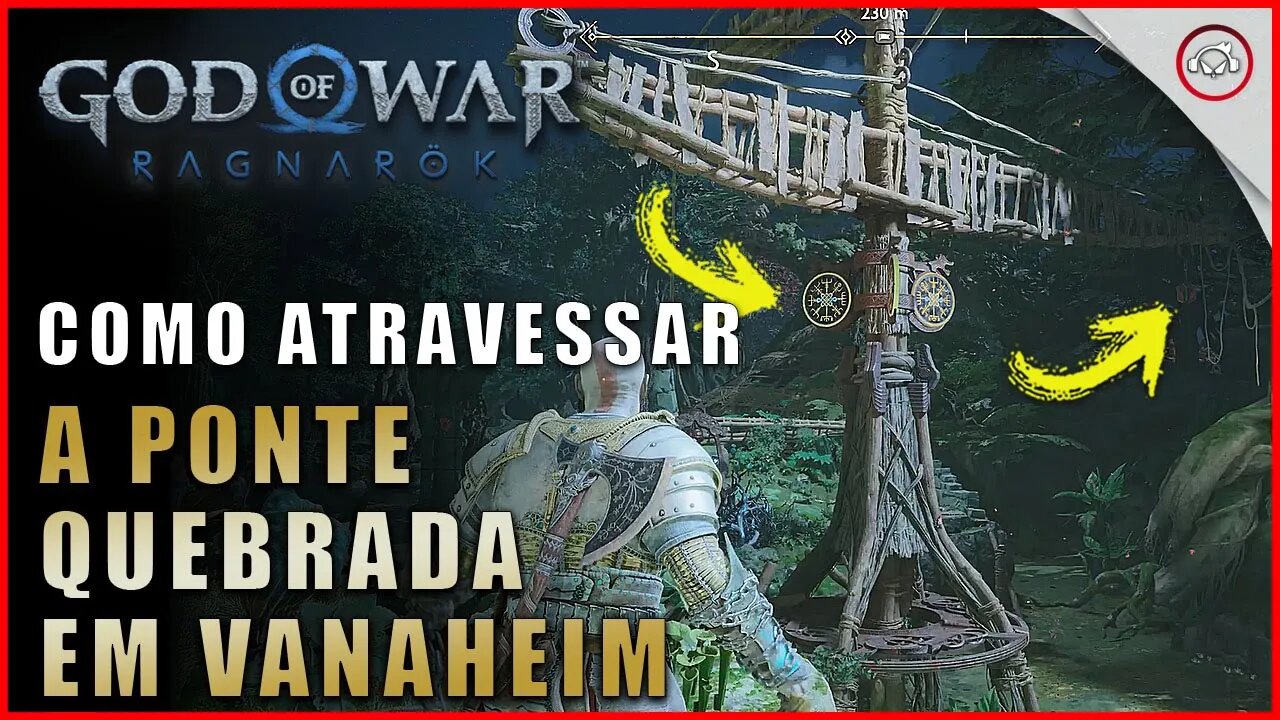 God of war Ragnarok, Como atravessar a ponte quebrada em Vanaheim | Super dica