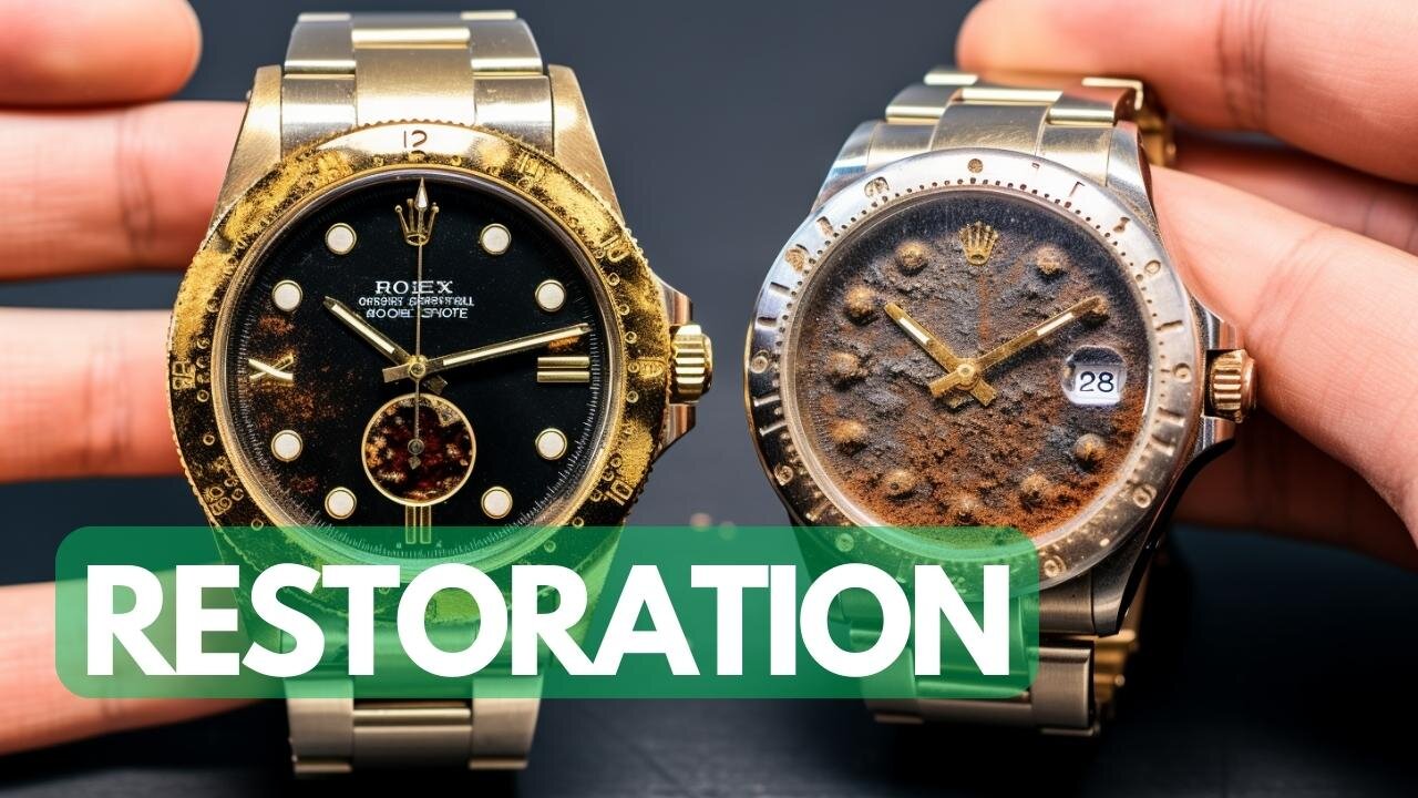 Burned Rolex Restoration 🔥 Unbelievable Before and After!