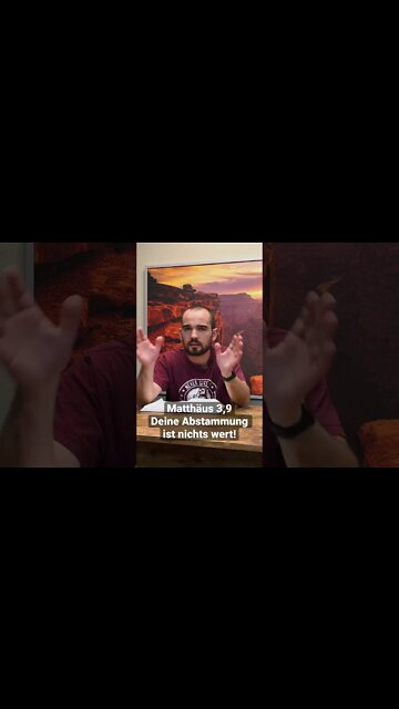 🧬 Deine Abstammung ist so viel wert wie ein Stein – Matthäus 3,9 #bibel #judentum #rassismus