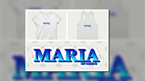 MARIA. MY NAME IS MARIA. SAMER BRASIL (TEEPUBLIC)