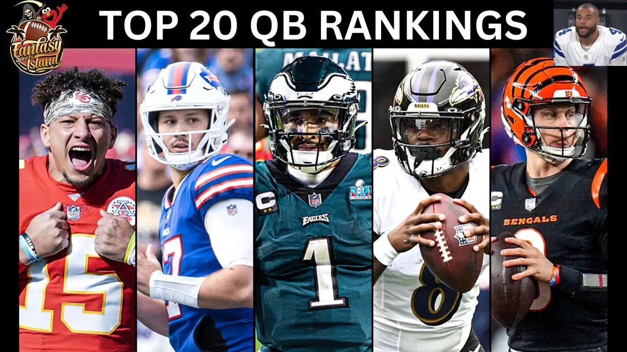 Top 20 QB Rankings | Fantasy Sports Island, Ep. 85