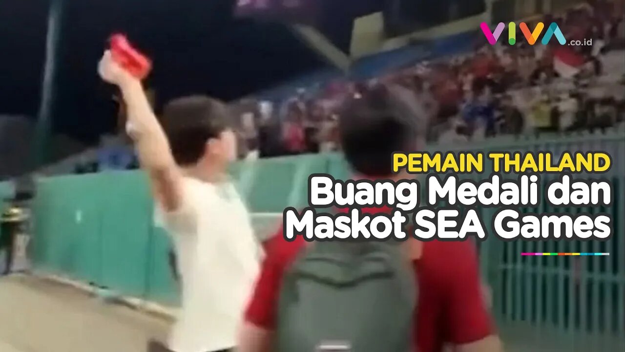 SOMBONG BANGET! Bek Thailand Buang Medali Usai Kalah dari Indonesia