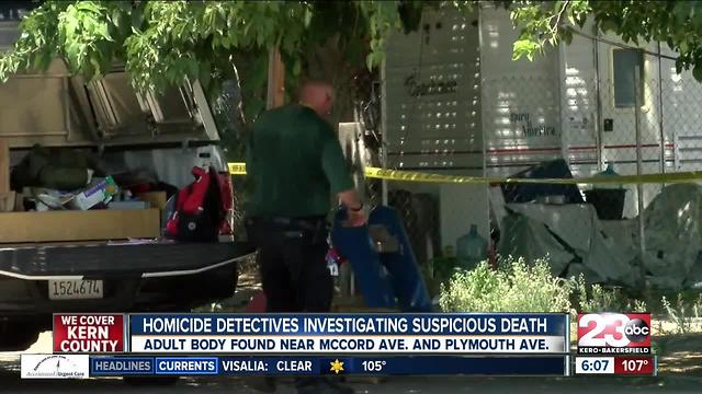 KCSO homicide detectives investigating suspicious death in Oildale