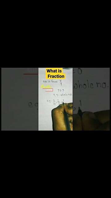 What is Fraction #shorts #maths #mathematics #mathtricks #trend #trending #number #numbers #6th