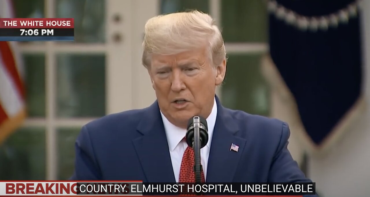 Donald Trump describes Body Bags and Freezer Trucks at Elmhust Hospital