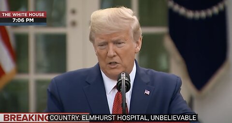 Donald Trump describes Body Bags and Freezer Trucks at Elmhust Hospital