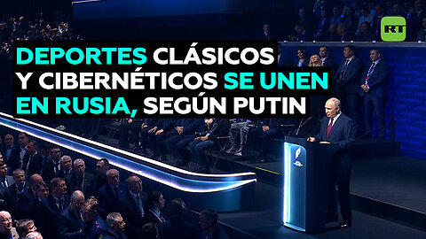 Putin: Rusia es una de las principales potencias deportivas "del planeta"