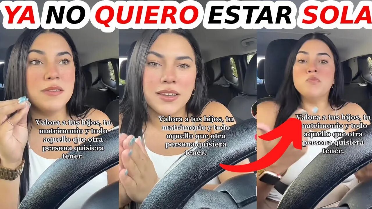 MUJER DESESPERADA ROMPE el SILENCIO en REDES SOCIALES EXPONE su SOLEDAD por no tener ESPOSO e HIJOS