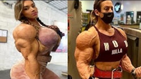 Girl sixes gym workouts video