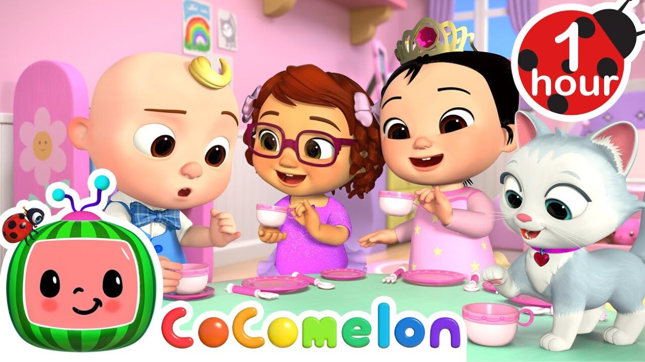 This is the Way to Tea Party + MORE CoComelon Nursery Rhymes & Kids Songs