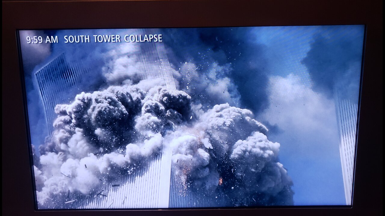 The "tipping top" of the South Tower on 9/11