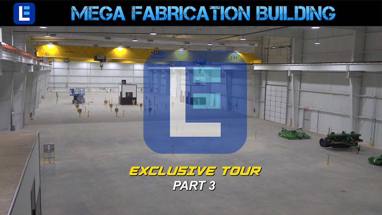 Larson Electronics - NEW MEGA Industrial Fabrication Shop Building Part 3