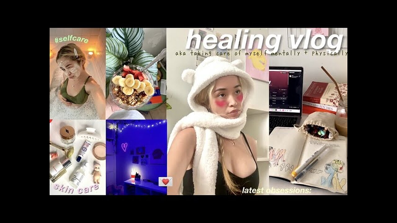 pov: you’re in ur healing era › self care, reading, exercising, journaling, + mentally glowing up