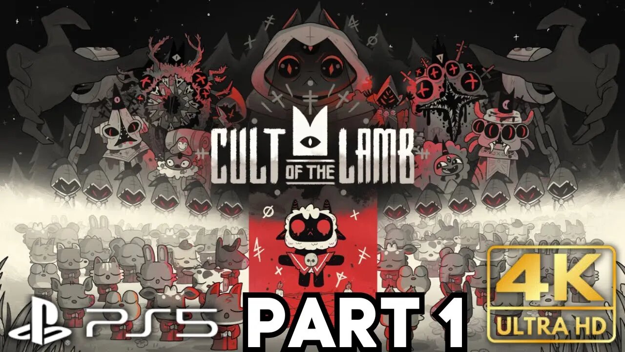 Cult Of The Lamb Gameplay Walkthrough Part 1 | PS5 | 4K HDR (No Commentary Gaming)