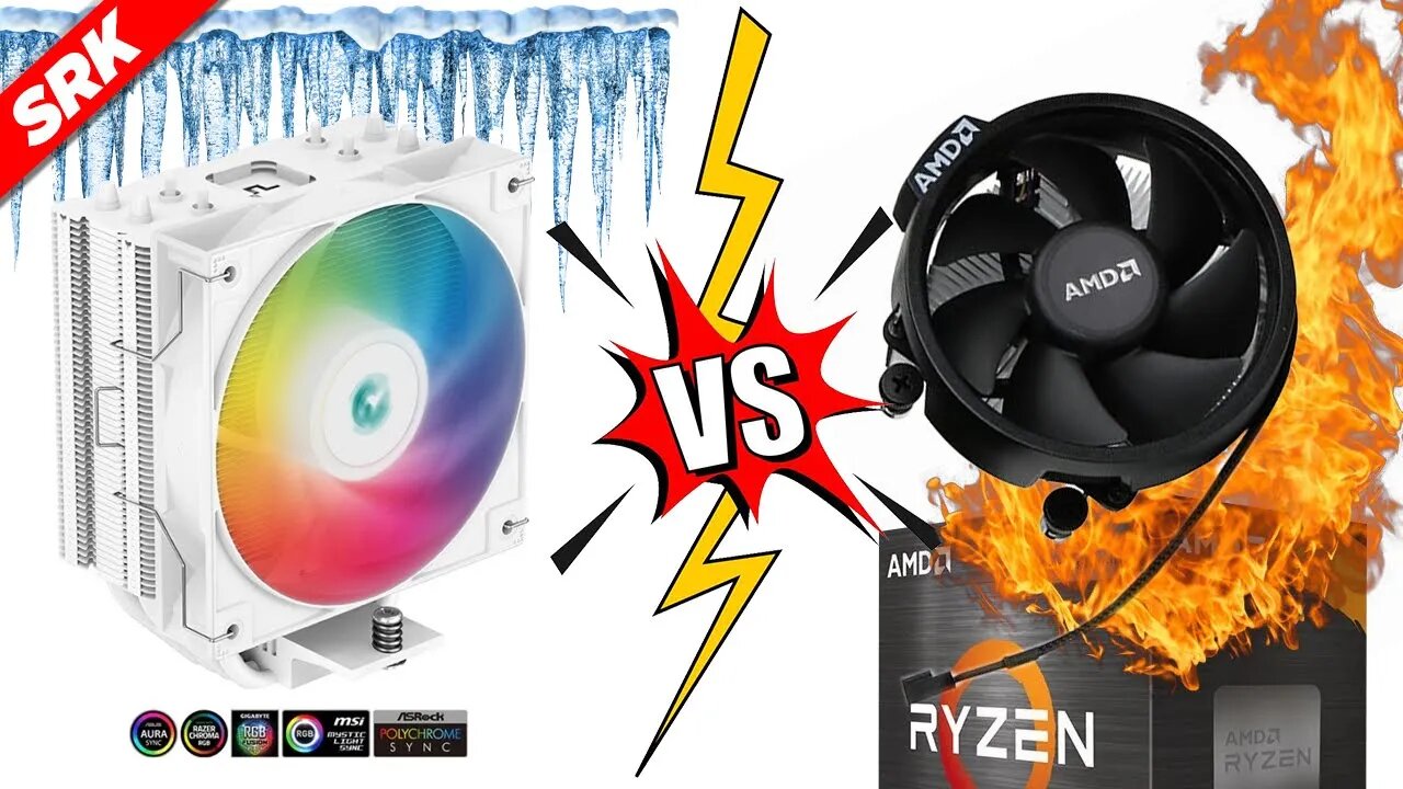 SURPREENDEU! DeepCool AG400 WH | Comparativo Ryzen 5 5600