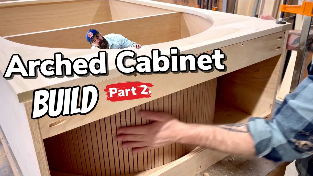 How to Make an Arched Cabinet || Step Up Your Cabinet Game