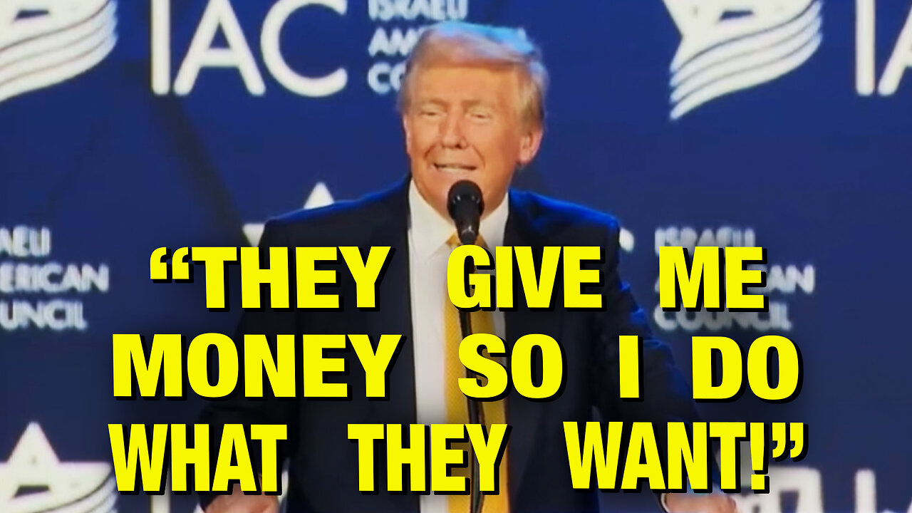 Trump Reveals TRUTH About Jewish Lobby’s Influence!