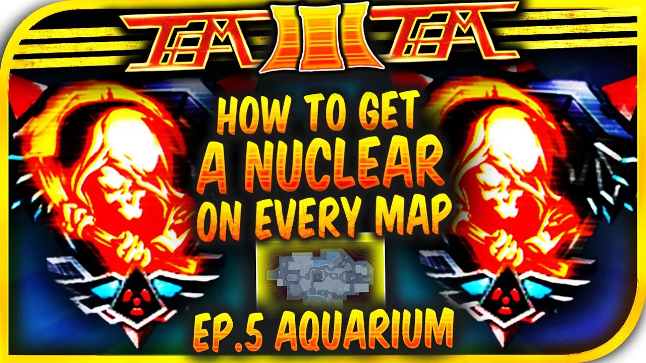 BO3: "HOW TO GET A NUCLEAR ON EVERY MAP!" Episode: 5 - Easy "Nuclear On AQUARIUM!" Fast TDM Nuclear!
