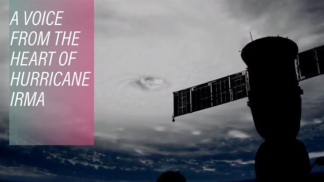 Tomás stares Hurricane Irma in the eye from Puerto Rico