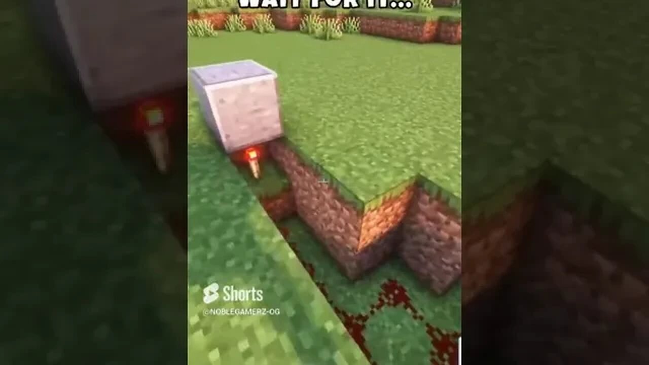 minecraft secret door #minecraftshorts #shortsvideo