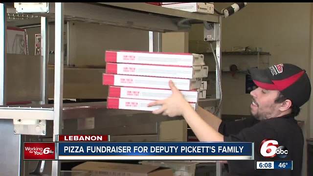Pizza fundraiser raises money for Deputy Pickett's family