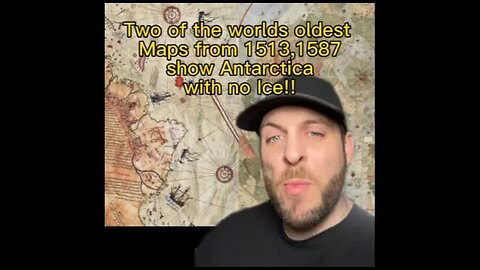 Two Maps from the 1500's show Antarctica with NO ICE! Along with strange creatures! #nightgod333