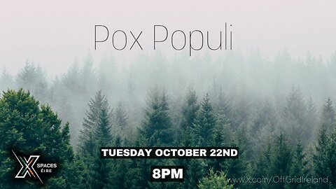 🎙️ Pox Populi Tonight @ 8pm 📡 Join us on #XSPACES