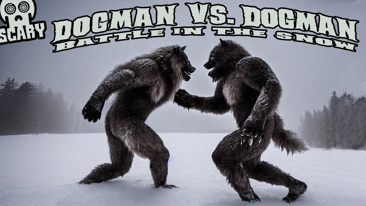 Dogman Vs. Dogman: Snow Battle in Wisconsin
