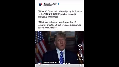 Trump Will Investigate Big Pharma