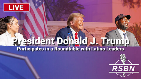 L​IVE: President Trump Participates in a Roundtable with Latino Leaders - 10/8/24