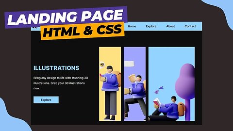 LANDING PAGE COM HTML E CSS - TUTORIAL COMPLETO - INICIANTES