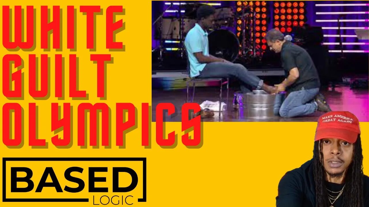 White LIBERAL PASTOR Washes Black Mans Feet For Slavery Reasons