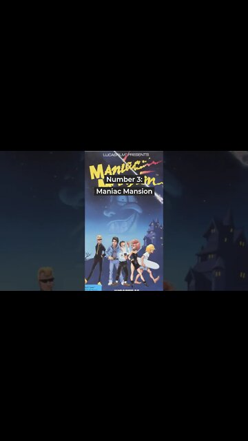 Top 10 Games of 1987 | Number 3: Maniac Mansion #shorts