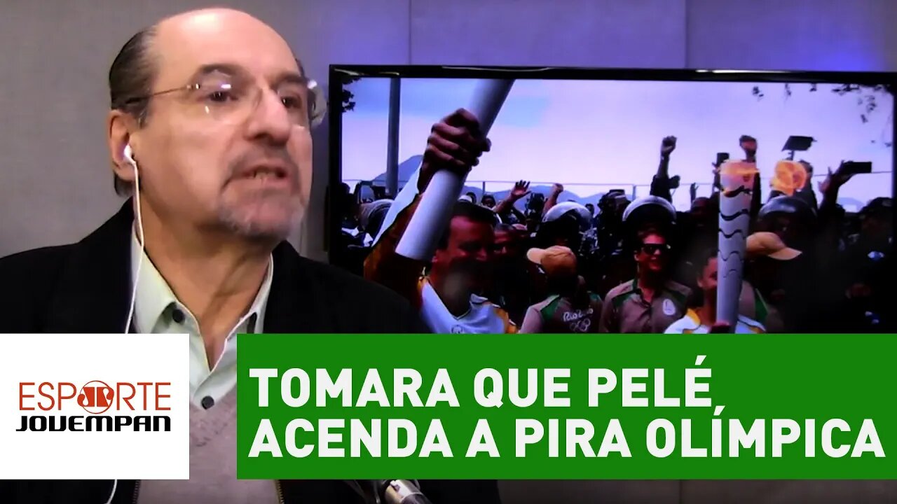 "Tomara que o Pelé acenda a pira olímpica", torce Wanderley Nogueira