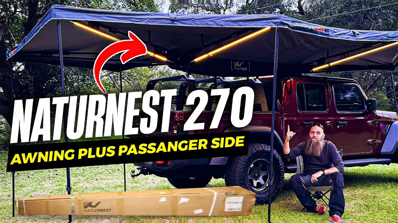 Naturnest 270 Awning Unboxing & Installation: Passenger Side Setup Tips | FireAndIceOutdoors.net