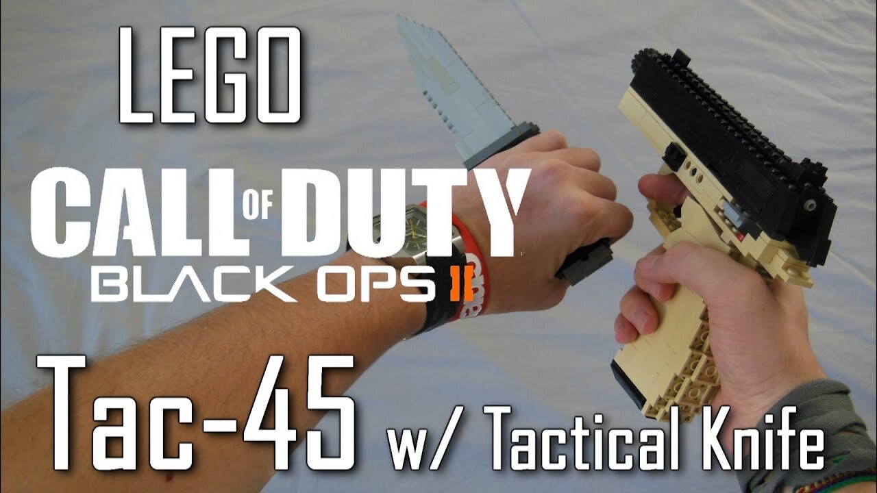 Call Of Duty: Black Ops 2: LEGO Tac-45 w/ Tactical Knife