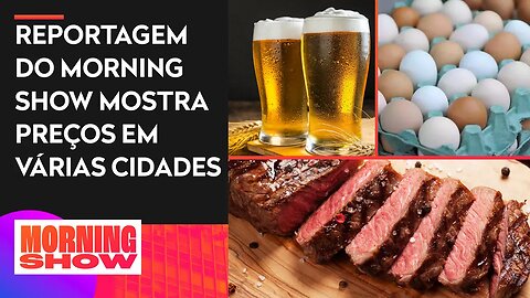 Saiba como está o preço da carne, cerveja e ovos nos supermercados