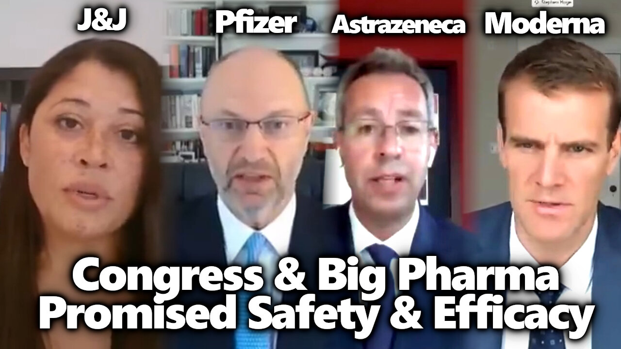 Big Pharma & Congress Promised Safety/ Efficacy (While Announcing 2nd Shot) - FLASHBACK July 2020