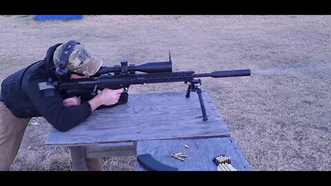 First Shots- Desert Tech DTSS Suppressor .338 Lapua