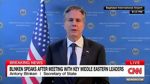 Biden Sec. Of State Antony Blinken's "Very Strong" Message To U.S. Enemies In Middle East: "Don't"