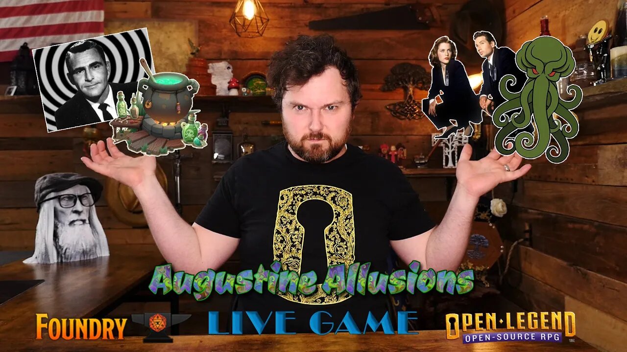 "Augustine Allusions" | An Open Legend One Shot in Foundry VTT | AV Epochs Livestream