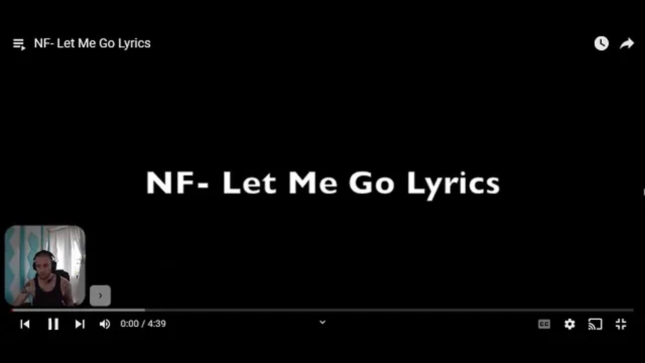 NF - Let Me Go (Lyrics) | NF JOURNEY #34 | OrriSiorys REACTIONS