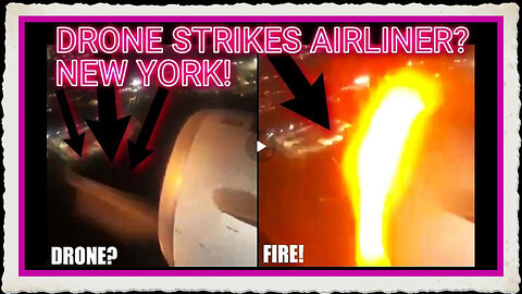 FAA COVER UP! 🤯 DRONE Strikes An AIRLINER Over New York CITY leaving LaGuardia!