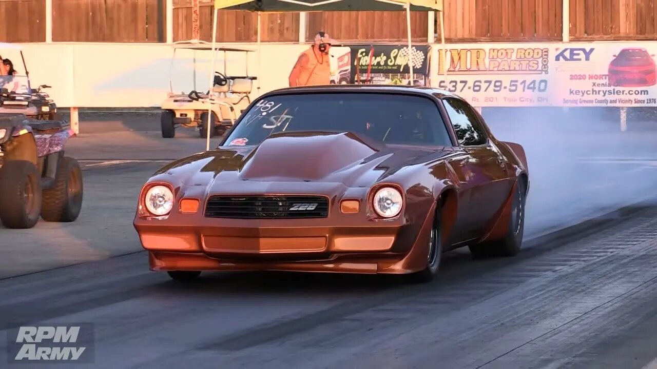 Small Tire Grudge Car | Turbo Camaro Z28 Testing | OSCA at Kil Kare